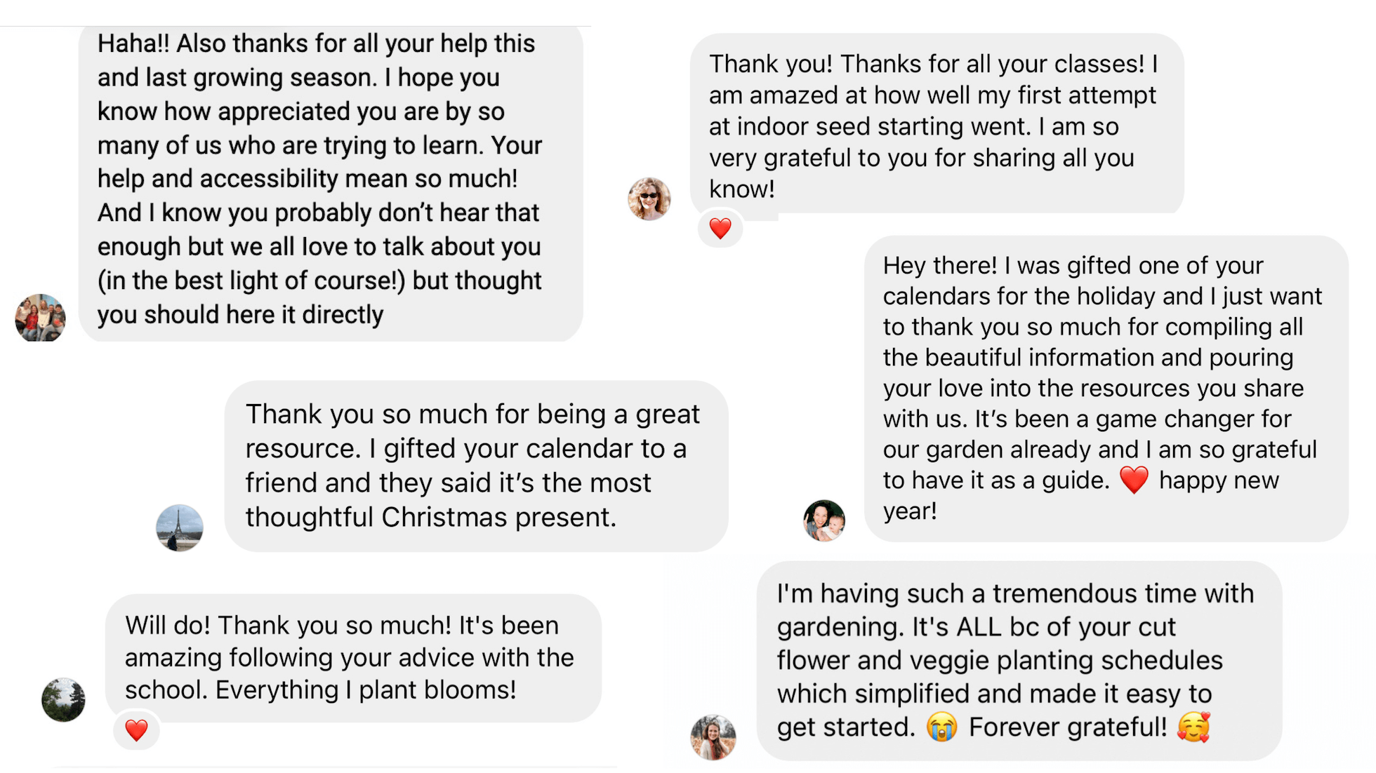 Student success stories from taking Dallas Garden School classes.